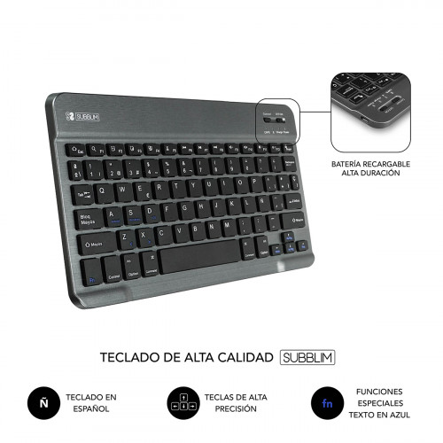 SUBBLIM Funda con Teclado KEYTAB PRO BLUETOOTH 10,1" Red - Imagen 6