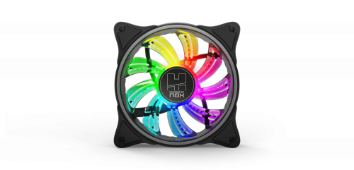 NOX VENTILADOR CAJA HUMMER A-FAN ARGB INNER GLOW FAN. 120mm - Imagen 5