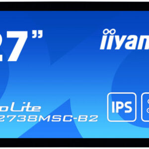iiyama ProLite TF2738MSC-B2 monitor pantalla táctil 68,6 cm (27") 1920 x 1080 Pixeles Multi-touch Multi-usuario Negro