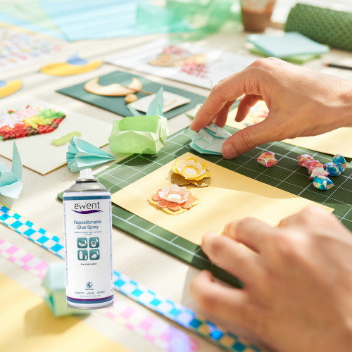 EWENT SPRAY DE PEGAMENTO REPOSICIONABLE SECADO RÁPIDO - Imagen 8