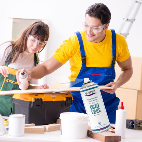 EWENT SPRAY DE PEGAMENTO REPOSICIONABLE SECADO RÁPIDO - Imagen 9