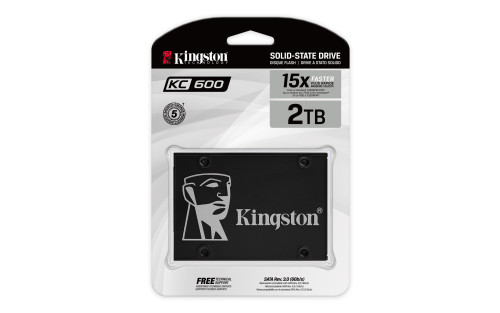 Kingston Technology KC600 2.5" 2048 GB Serial ATA III 3D TLC - Imagen 5