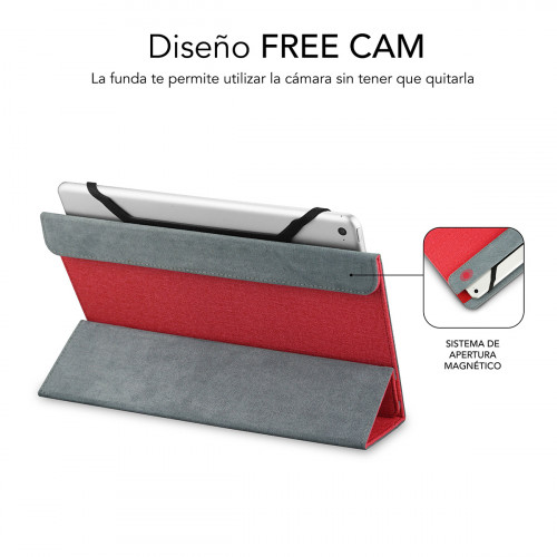 SUBBLIM Funda Tablet Freecam Case 10,1" Red - Imagen 3