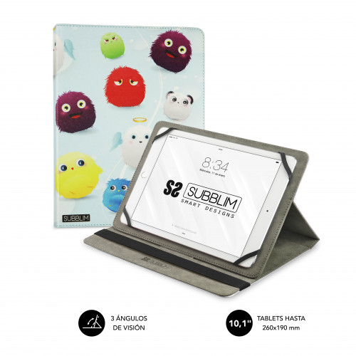 SUBBLIM Funda Tablet Universal TRENDY CASE FURRY 10.1" - Imagen 2