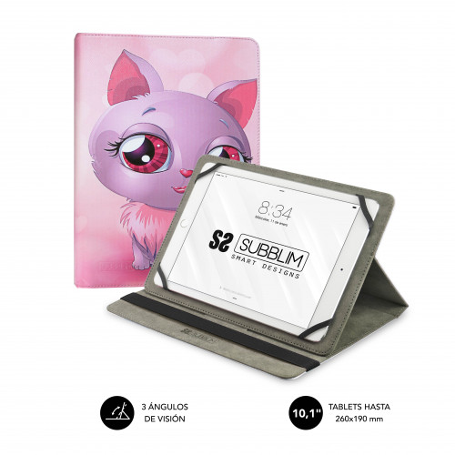 SUBBLIM Funda Tablet Universal TRENDY CASE CAT 10.1" - Imagen 2