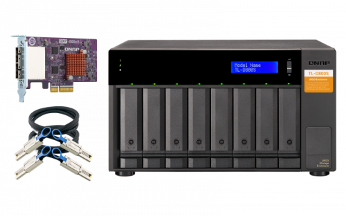 QNAP TL-D800S caja para disco duro externo Carcasa de disco - Imagen 2