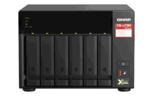 QNAP TS-673A-8G servidor de almacenamiento NAS Torre Ethernet Negro V1500B