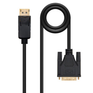 Nanocable Cable conversor DISPLAYPORT a DVI, DP/M - DVI/M, Negro, 2.0 M