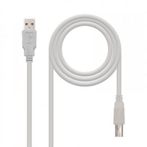 Nanocable CABLE USB 2.0 IMPRESORA, TIPO A/M-B/M, BEIGE, 1