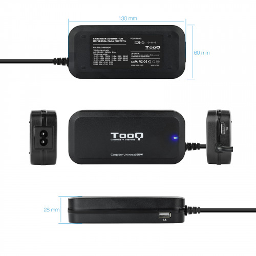 TooQ TQLC-90BS02AT adaptador e inversor de corriente Interio - Imagen 5