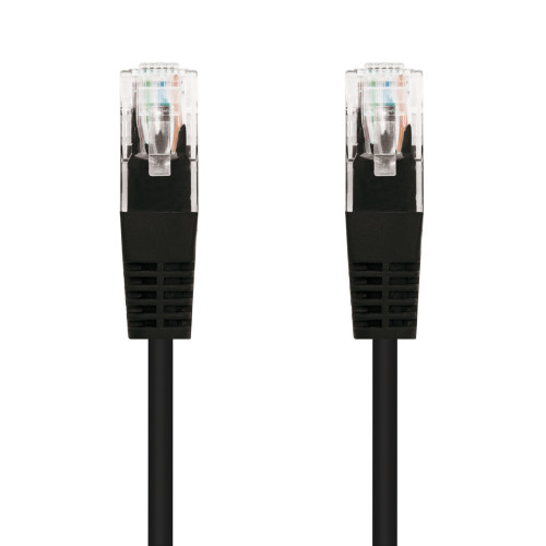 Nanocable CABLE RED LATIGUILLO RJ45 CAT.5E UTP AWG24, NEGRO - Imagen 3