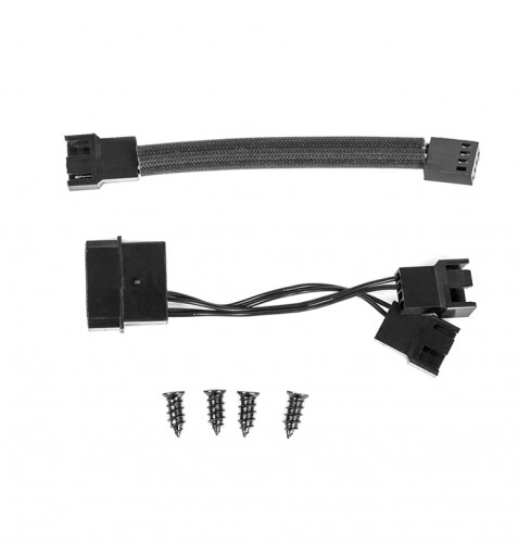 NOX H-Fan LED Carcasa del ordenador Ventilador 12 cm Negro - Imagen 7