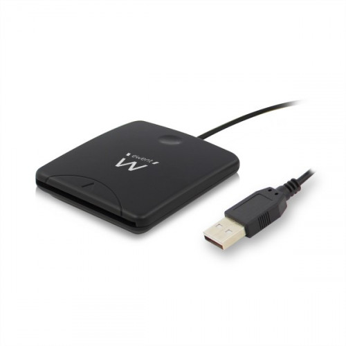 Ewent EW1052 lector de tarjeta inteligente USB 2.0 Negro - Imagen 2