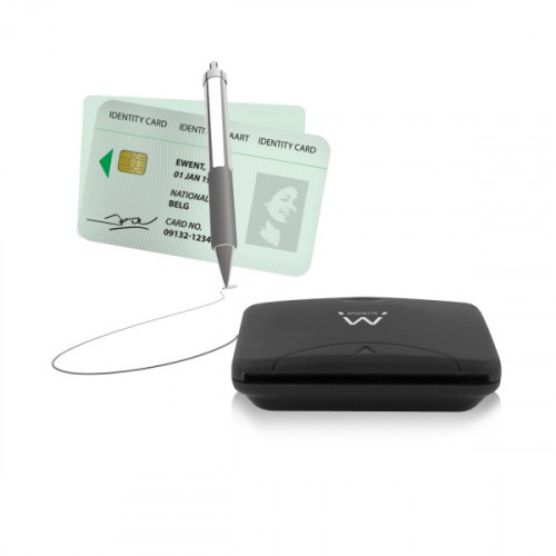 Ewent EW1052 lector de tarjeta inteligente USB 2.0 Negro - Imagen 4