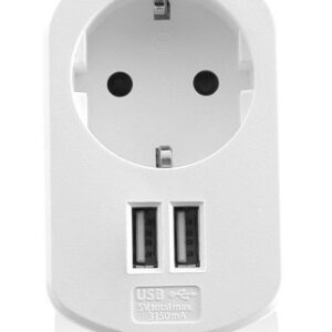 Ewent EW1211 cargador de dispositivo móvil Blanco Interior