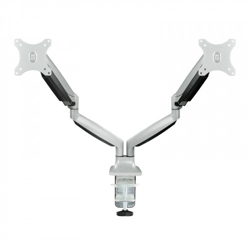 TooQ Soporte de Mesa Giratorio e Inclinable para 2 Pantallas