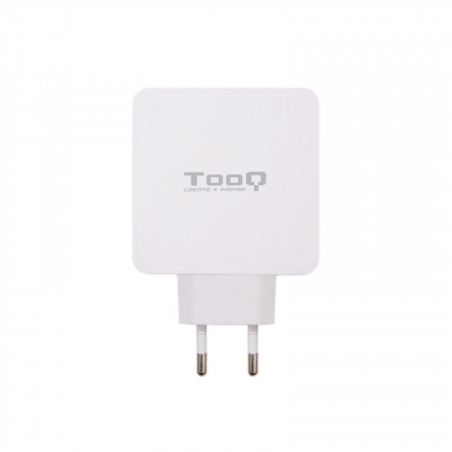TooQ Cargador de Pared doble puerto USB-C PD + USB A QC3.0, 48W - Imagen 3