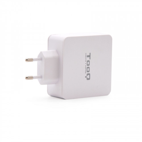 TooQ Cargador de Pared doble puerto USB-C PD + USB A QC3.0, 48W - Imagen 4