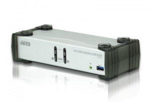Aten CS1912 interruptor KVM Negro, Gris