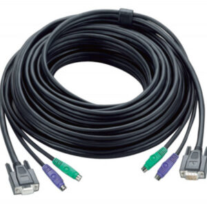 Aten 30ft PS/2 cable para video, teclado y ratón (kvm) Negro 10 m