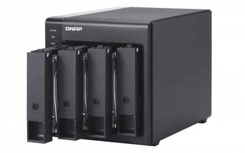 QNAP TR-004 unidad de disco multiple Negro - Imagen 3