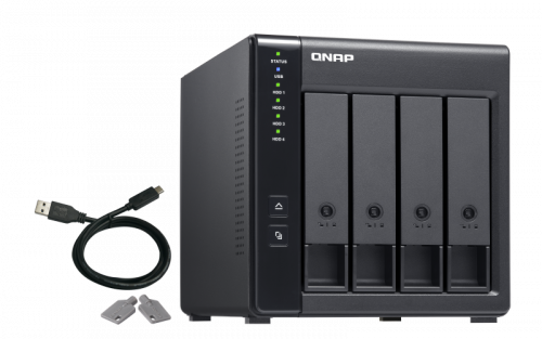 QNAP TR-004 unidad de disco multiple Negro - Imagen 5