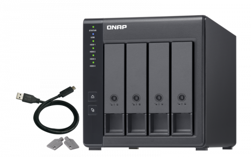 QNAP TR-004 unidad de disco multiple Negro - Imagen 7