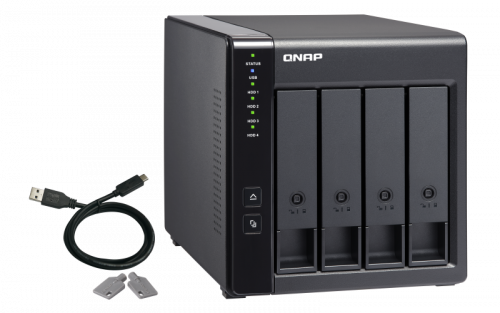 QNAP TR-004 unidad de disco multiple Negro - Imagen 8