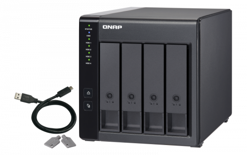 QNAP TR-004 unidad de disco multiple Negro - Imagen 9