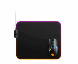 Steelseries QcK Prism Cloth Medium Alfombrilla de ratón para juegos Negro