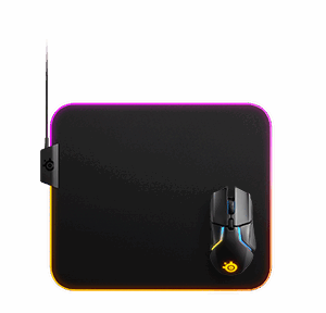 Steelseries QcK Prism Cloth Medium Alfombrilla de ratón para juegos Negro