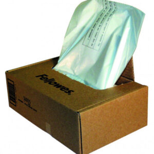 PACK 50 BOLSAS RESIDUOS PARA DESTRUCTORA 165 LITROS FELLOWES 36055