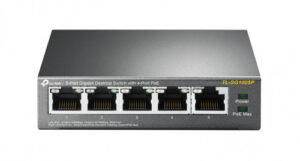 TP-LINK TL-SG1005P No administrado Gigabit Ethernet (10/100/1000) Energía sobre Ethernet (PoE) Negro