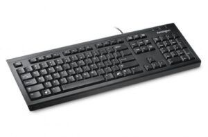 TECLADO CON CABLE 150 CM. VALUKEYBOARD COLOR NEGRO KENSINGTON 1500109ES