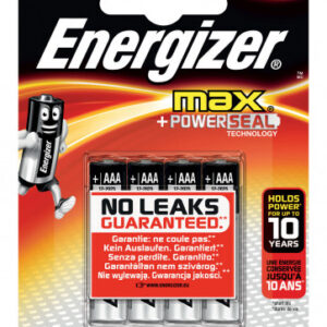 BLISTER 4 PILAS MAX TIPO LR03 (AAA) ENERGIZER E301532000