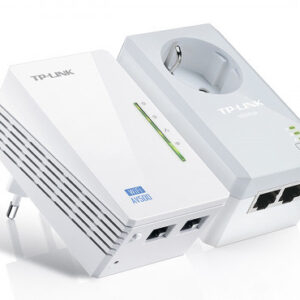 TP-LINK KIT POWERLINE WI-FI AV600, QUALCOMM, 300MBPS EN 2.4GHZ, 600MBPS POWERLINE, HOMEPLUG AV, 2 PUERTOS 10/100MBPS, WI-FI CLONE, TWIN PACK ( 1* TL-PA4020P & 1* (TL-WPA4220)
