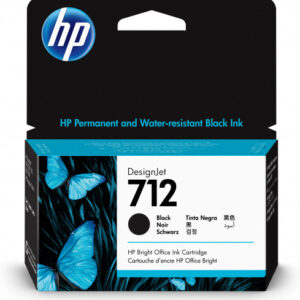HP712 CARTUCHO GRAN FORMATO TINTA HP 712 NEGRO (3ED70A)