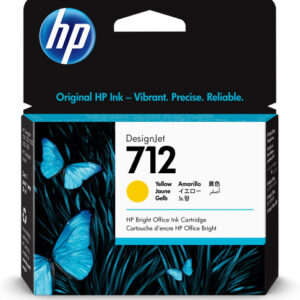 HP7122 CARTUCHO GRAN FORMATO TINTA HP 712 AMARILLO (3ED69A)