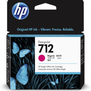 CARTUCHO GRAN FORMATO TINTA HP 712 MAGENTA (3ED68A)