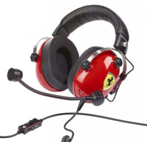 Thrustmaster T.Racing Auriculares Diadema Conector de 3,5 mm Negro, Rojo, Acero inoxidable, Amarillo
