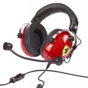 Thrustmaster T.Racing Auriculares Diadema Conector de 3,5 mm Negro, Rojo, Acero inoxidable, Amarillo