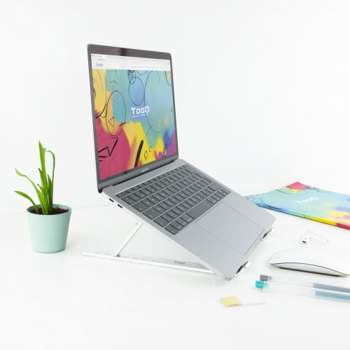 TooQ TQLRS0033-AL soporte para ordenador portátil 38,1 cm (15") Plata - Imagen 10