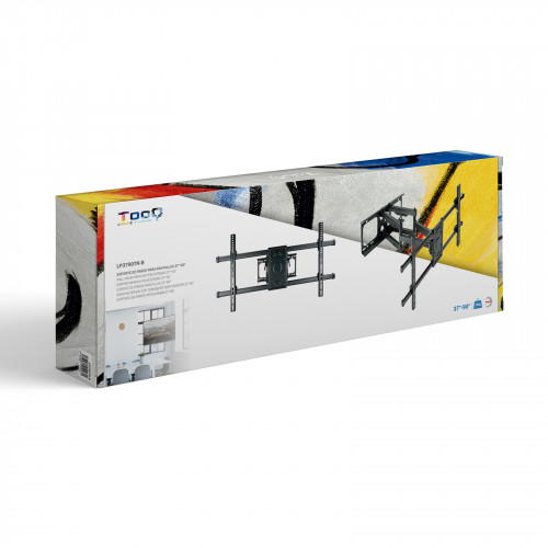 TooQ LP3790TN-B soporte para TV 2,29 m (90") Negro - Imagen 15