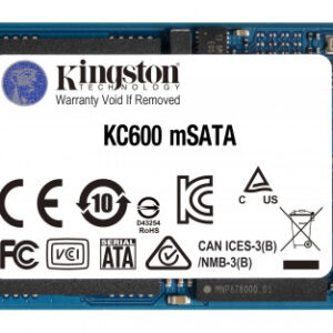 Kingston Technology KC600 mSATA 512 GB Serial ATA III 3D TLC
