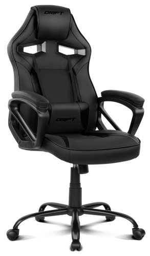 DRIFT DR50 Silla para videojuegos de PC Asiento acolchado tapizado Negro
