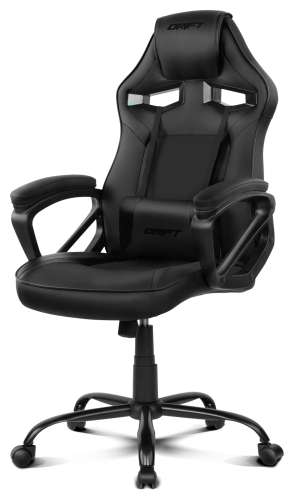 DRIFT DR50 Silla para videojuegos de PC Asiento acolchado tapizado Negro - Imagen 3