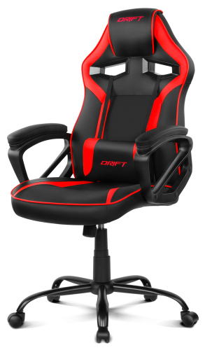 DRIFT DR50 Silla para videojuegos de PC Asiento acolchado tapizado Negro - Imagen 3