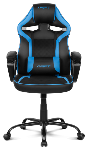 DRIFT DR50 Silla para videojuegos de PC Asiento acolchado tapizado Negro, Azul - Imagen 4