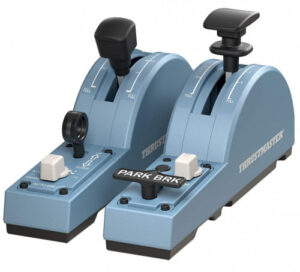 Thrustmaster TCA Quadrant Add-On Airbus Edition Negro, Azul Simulador de Vuelo PC