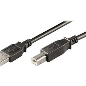 Ewent EW-UAB-010 cable USB 1 m USB 2.0 USB B USB A Negro